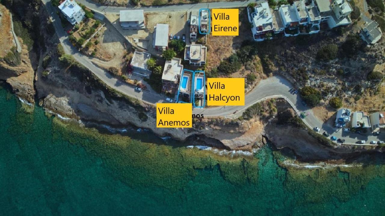 Anemos-Halcyon-Eirene Villa Mochlos Eksteriør billede